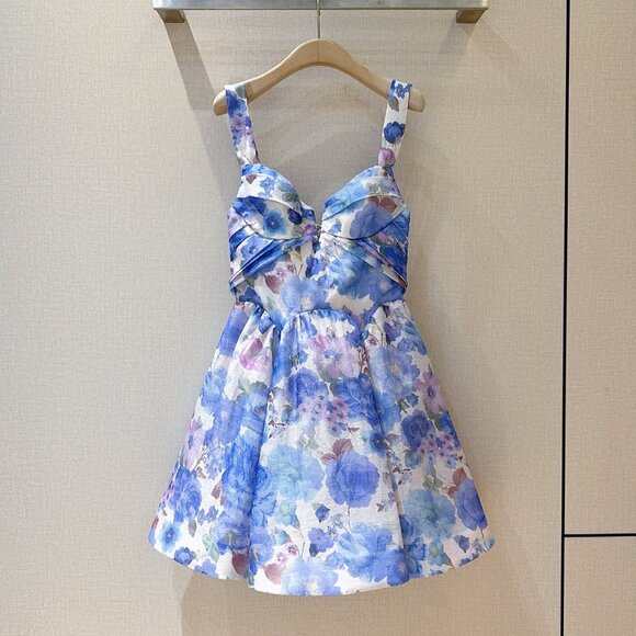 blue floral zimmermann dress Zimmermann Tween Daylight Tiered Dress main image 0